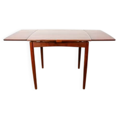 Table Danoise extensible et réversible, jeux/repas palissandre P.Hundevad.