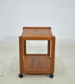 Table d'appoint Aksel Kjersgaard chariot en teck danois des années 1960 scandinave