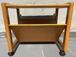 Table d'appoint Aksel Kjersgaard pour Odder avec étagère à magazines, années 1960.