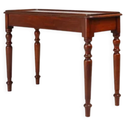 Table d'appoint anglaise élégante du milieu du 19e siècle en bois massif