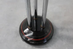 Table d'appoint Art Déco avec base laquée noire, France années 1920