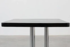 Table d'appoint Art Déco avec base laquée noire, France années 1920