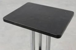 Table d'appoint Art Déco avec base laquée noire, France années 1920