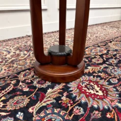 Table d'appoint Art Déco avec plateau en marbre