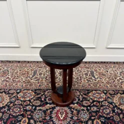 Table d'appoint Art Déco avec plateau en marbre