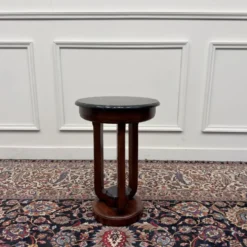 Table d'appoint Art Déco avec plateau en marbre