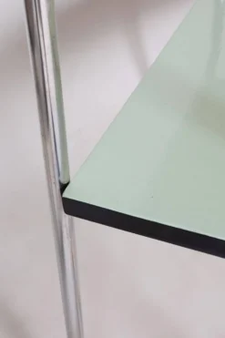 Table d'appoint Art Déco en acier chromé par Marcel Breuer pour Thonet, années 1930.