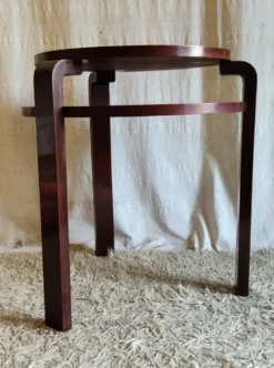 Table d'appoint Art-déco en bois massif - mid.XXeme