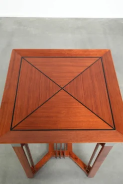 Table d'appoint Art Déco haute avec plateau amovible