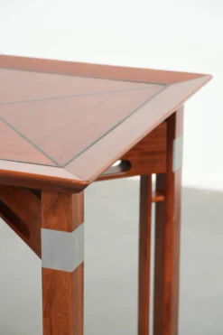 Table d'appoint Art Déco haute avec plateau amovible