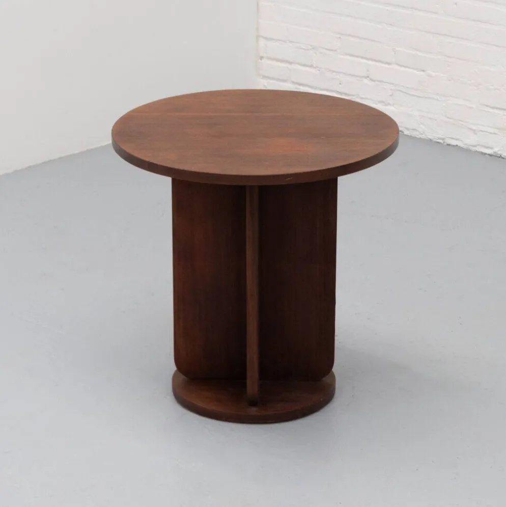 Table d'appoint Art Déco néerlandaise des années 1930