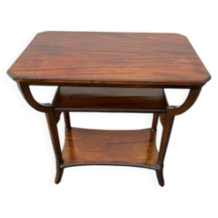 Table d'appoint art nouveau en noyer