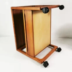 Table d'appoint, bar en teck, milieu du siècle, BR Mobler, conçu par Peter Brink, Danemark.