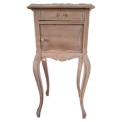 Table d'appoint chevet de style louis XV bois clair