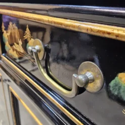Table d'appoint chinoise vintage / cabinet / cabinet laqué / bohémien