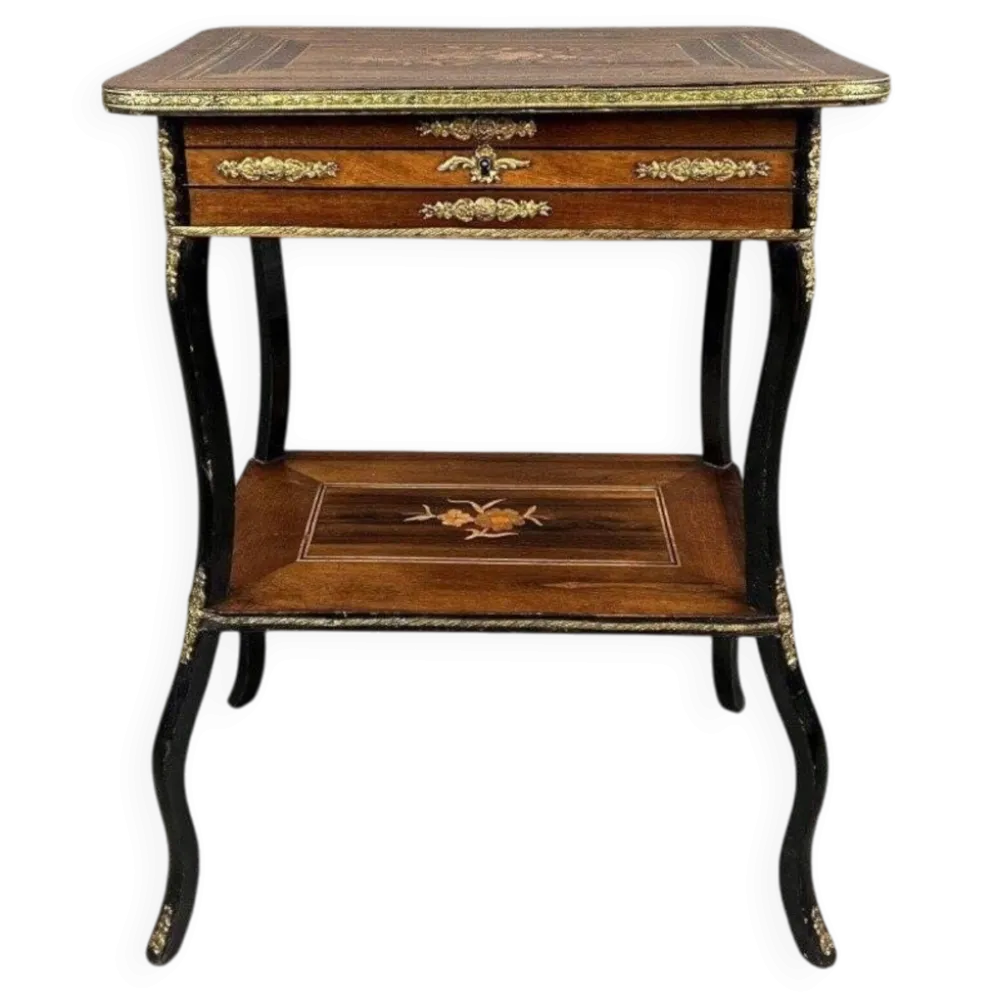 Table d’appoint, coiffeuse de style Napoléon III, XIXème siècle