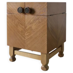 Table d'appoint de bar en chêne style années 60