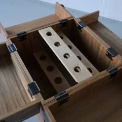 Table d'appoint de bar en chêne style années 60