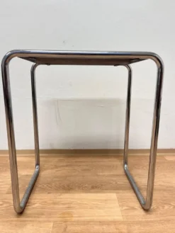 Table d'appoint empilable B9 en chrome Bauhaus, Marcel Breuer, années 1930
