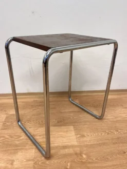 Table d'appoint empilable B9 en chrome Bauhaus, Marcel Breuer, années 1930
