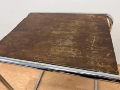 Table d'appoint empilable B9 en chrome Bauhaus, Marcel Breuer, années 1930