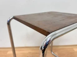 Table d'appoint empilable B9 en chrome Bauhaus, Marcel Breuer, années 1930