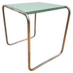 Table d'appoint empilable B9 en chrome Bauhaus, Marcel Breuer - années 1930