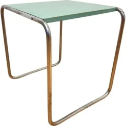 Table d'appoint empilable B9 en chrome Bauhaus, Marcel Breuer - années 1930