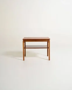 Table d'appoint en acajou scandinave, années 1950-1960