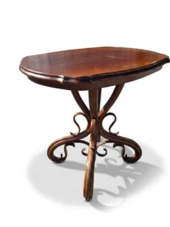 Table d'appoint en bois courbé Thonet n'1 du XIXème