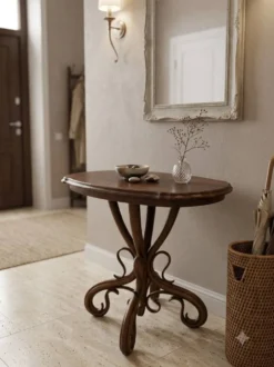 Table d'appoint en bois courbé Thonet n'1 du XIXème