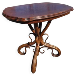 Table d'appoint en bois courbé Thonet n'1 du XIXème