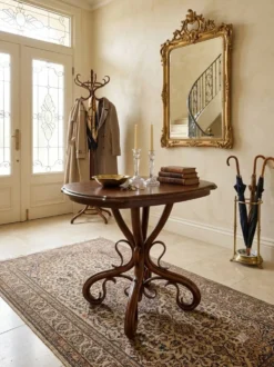 Table d'appoint en bois courbé Thonet n'1 du XIXème
