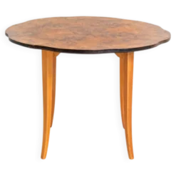 Table d'appoint en bouleau, Suède, années 1940