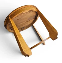 Table d'appoint en chêne Art Déco des années 1930