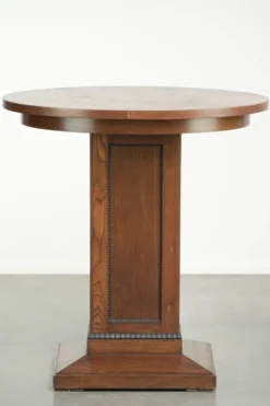 Table d'appoint en chêne néerlandais / table centrale au design École d'Amsterdam