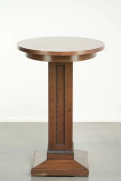 Table d'appoint en chêne néerlandais / table centrale au design École d'Amsterdam