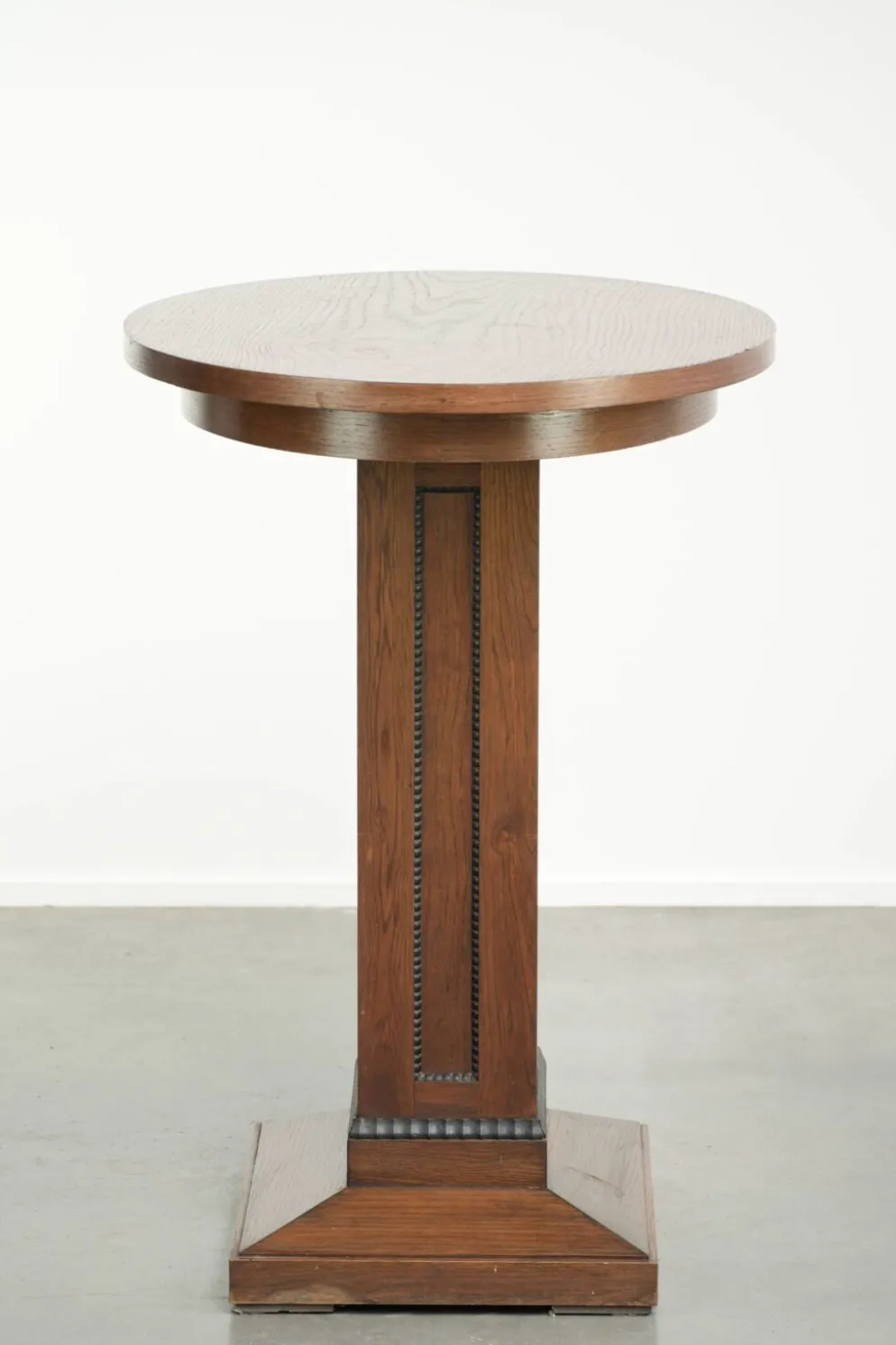 Table d'appoint en chêne néerlandais / table centrale au design École d'Amsterdam