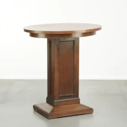 Table d'appoint en chêne néerlandais / table centrale au design École d'Amsterdam