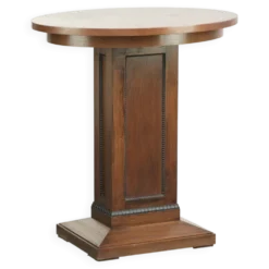 Table d'appoint en chêne néerlandais / table centrale au design École d'Amsterdam