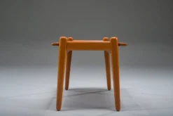 Table d'appoint en teck du milieu du siècle par Fredrik A. Kayser pour Vatne, Norvège, années 1960.