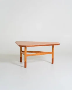 Table d'appoint en teck et chêne par Yngve Ekström pour Westbergs Möbler, Suède, 1950