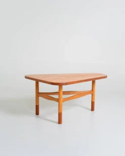 Table d'appoint en teck et chêne par Yngve Ekström pour Westbergs Möbler, Suède, 1950