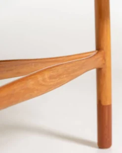 Table d'appoint en teck et chêne par Yngve Ekström pour Westbergs Möbler, Suède, 1950