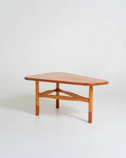 Table d'appoint en teck et chêne par Yngve Ekström pour Westbergs Möbler, Suède, 1950