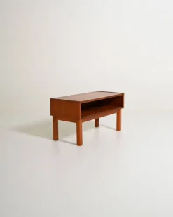 Table d'appoint en teck scandinave, années 1960