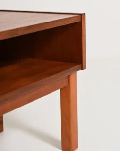 Table d'appoint en teck scandinave, années 1960