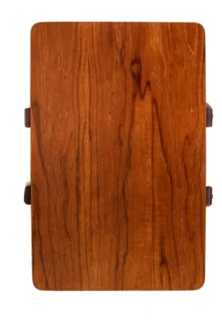 Table d'appoint en teck suédois et acajou, années 1950
