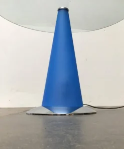 Table d'appoint et lampe sur pied Birillo postmoderne par Parisotto pour Fontana Arte, années 1980
