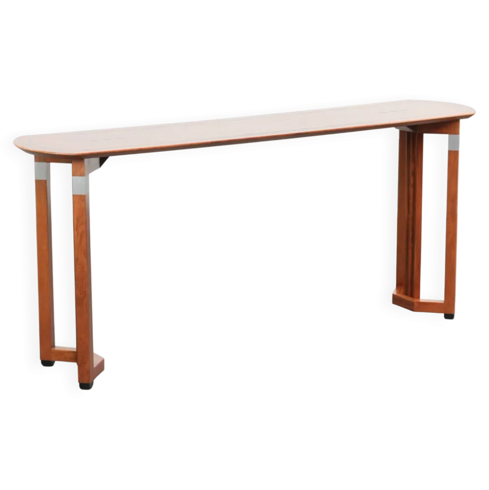 Table d'appoint long au design Art Déco